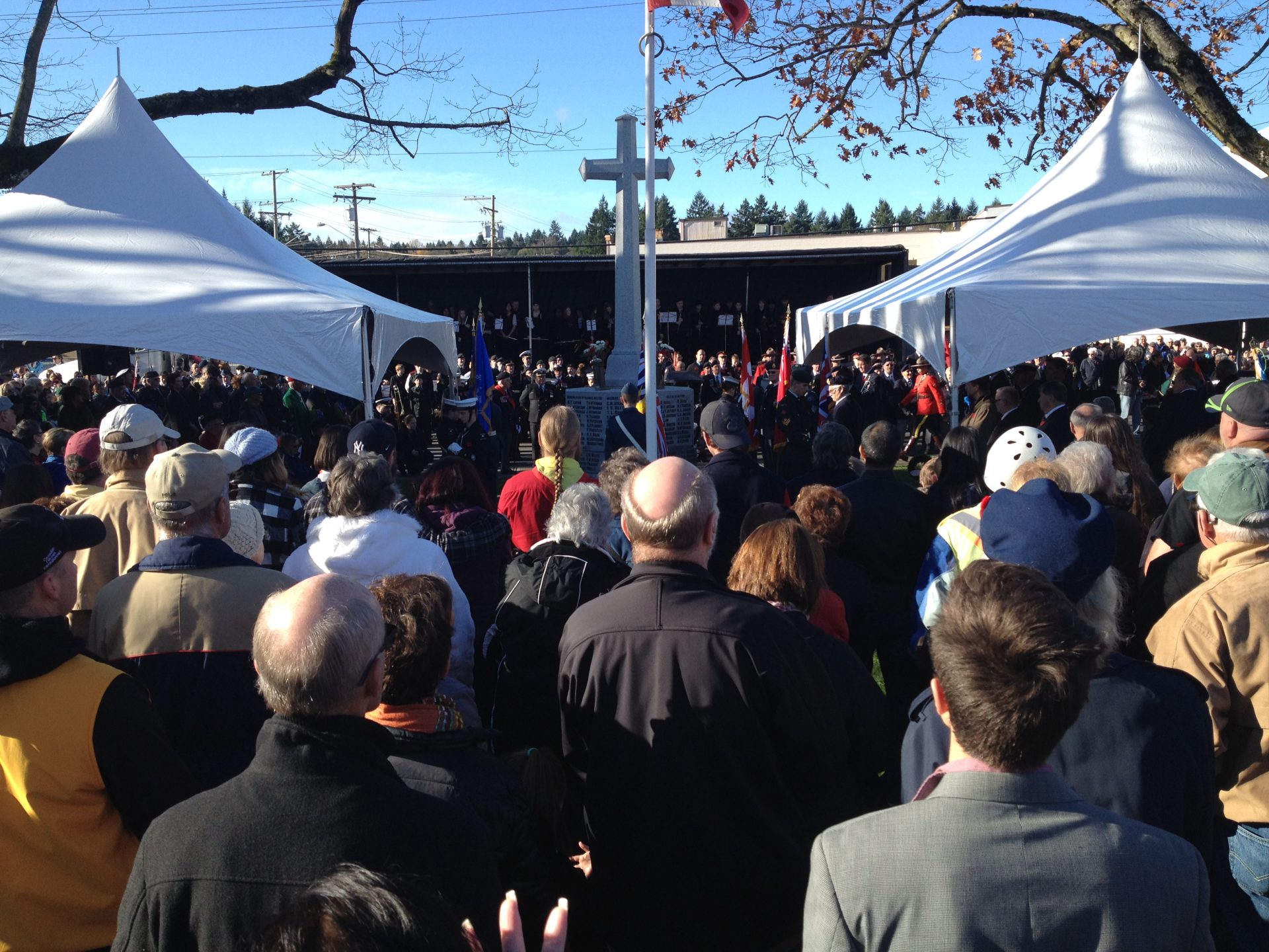 Big crowds flock to local Remembrance Day ceremonies