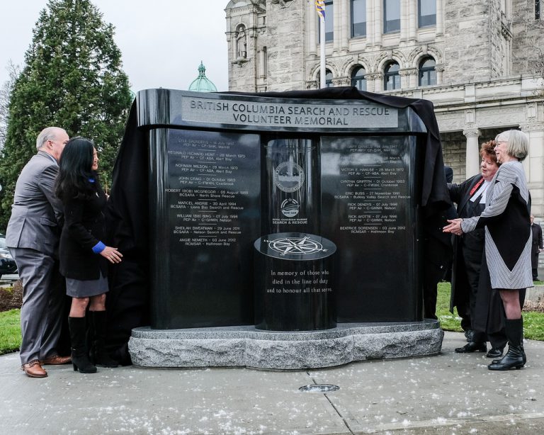 New Search and Rescue Memorial Unveiled in Victoria