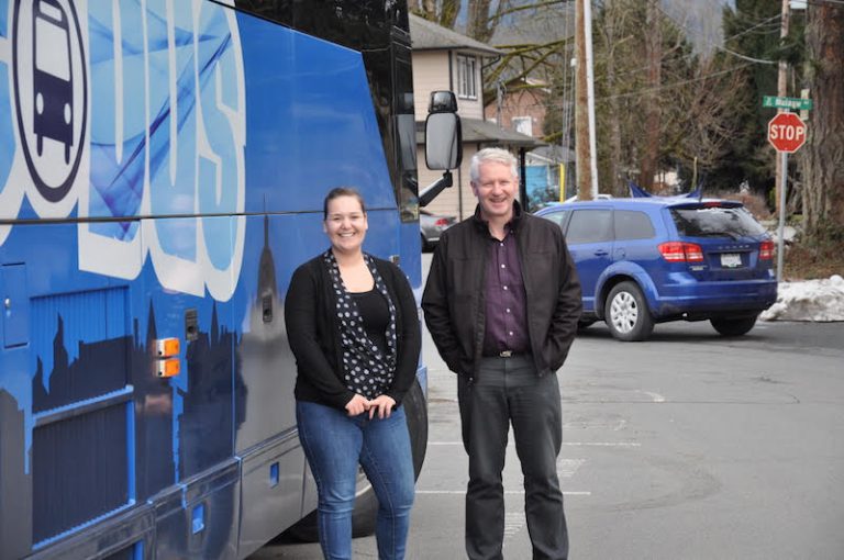 Big Blue Bus Coming to Cowichan