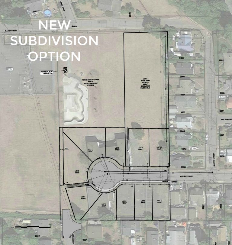 New Proposed Subdivision for Old Chemainus Elementary