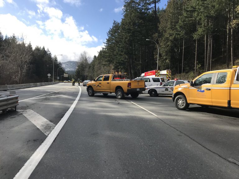 Serious accident shuts down Highway 1 – updated