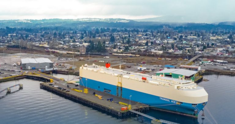 Nanaimo Port celebrates partnership with Mercedes-Benz Canada