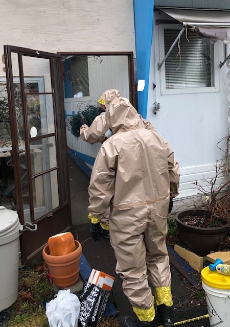 Police investigate drug lab in the Errington area