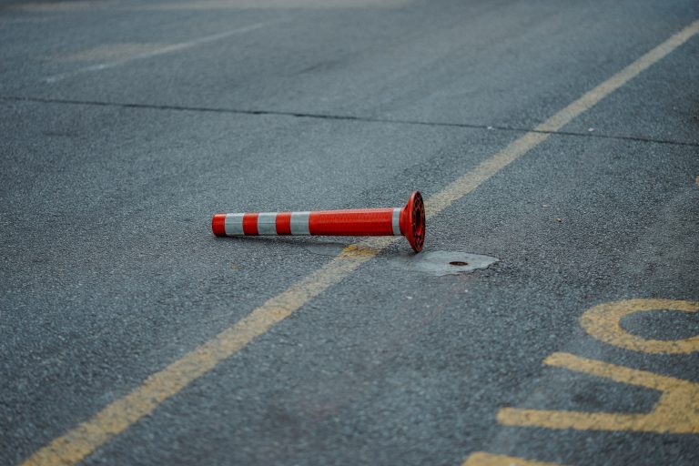 More traffic cones being installed on the TCH