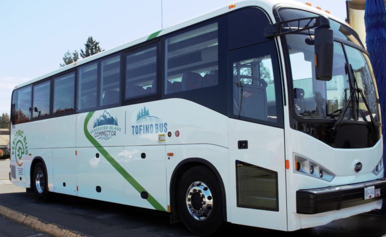 Island bus company looks to reduce carbon footprint; launches electric coach bus