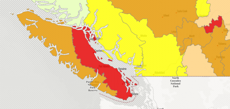 East Vancouver Island in Level 4 drought conditions