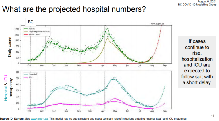 B.C. modelling group predicts potential spike in COVID cases