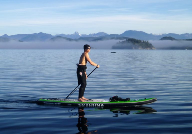 Island paddleboarder looks to break world record while raising funds for charity