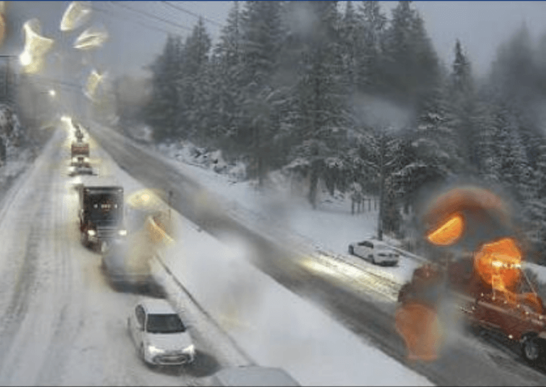 Slippery Conditions Create Headaches for Drivers and Force VIU to Cancel Evening Classes