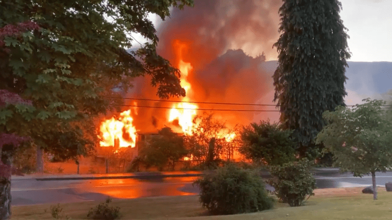 Lake Cowichan RCMP officer saves family from aggressive house fire