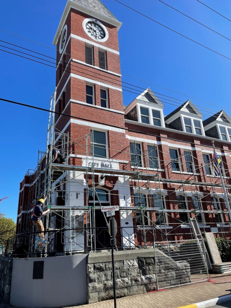 Work to repair roof underway at City Hall