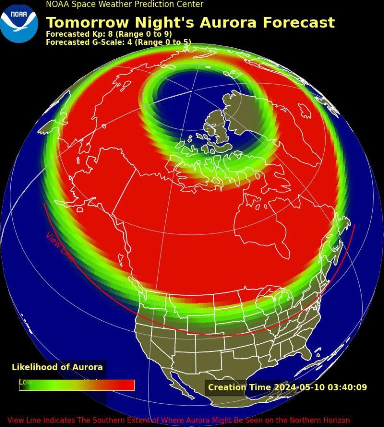 Northern Lights may illuminate Vancouver Island tonight