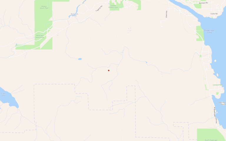 UPDATE: Wildfire Located Near Shawnigan Lake