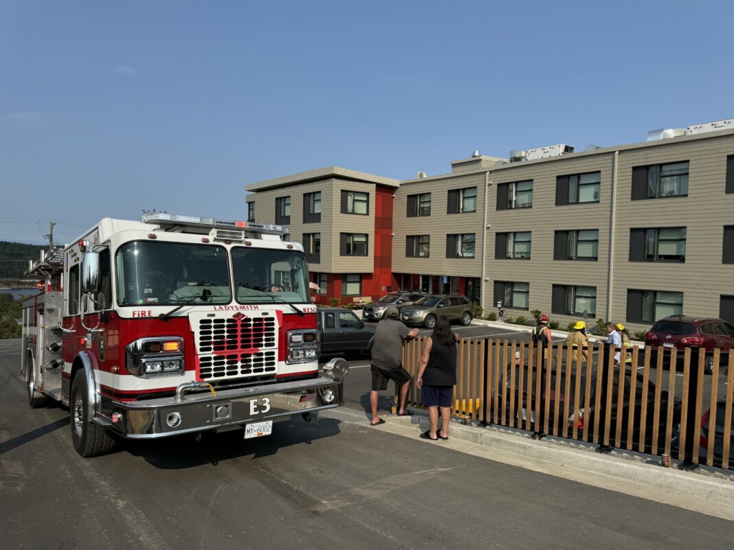 Residents At Heart On The Hill In Ladysmith Vacate Building After Fire ...