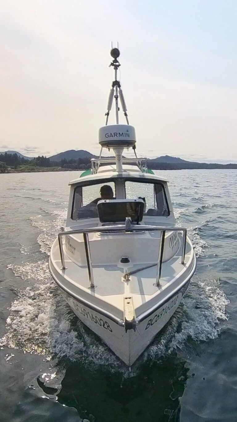 Little boat with a big job: PSF’s ‘Wilbur’ mapping the Island’s eastern shoreline