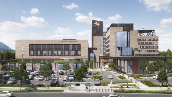 Artist drawing of new Cowichan District Hospital